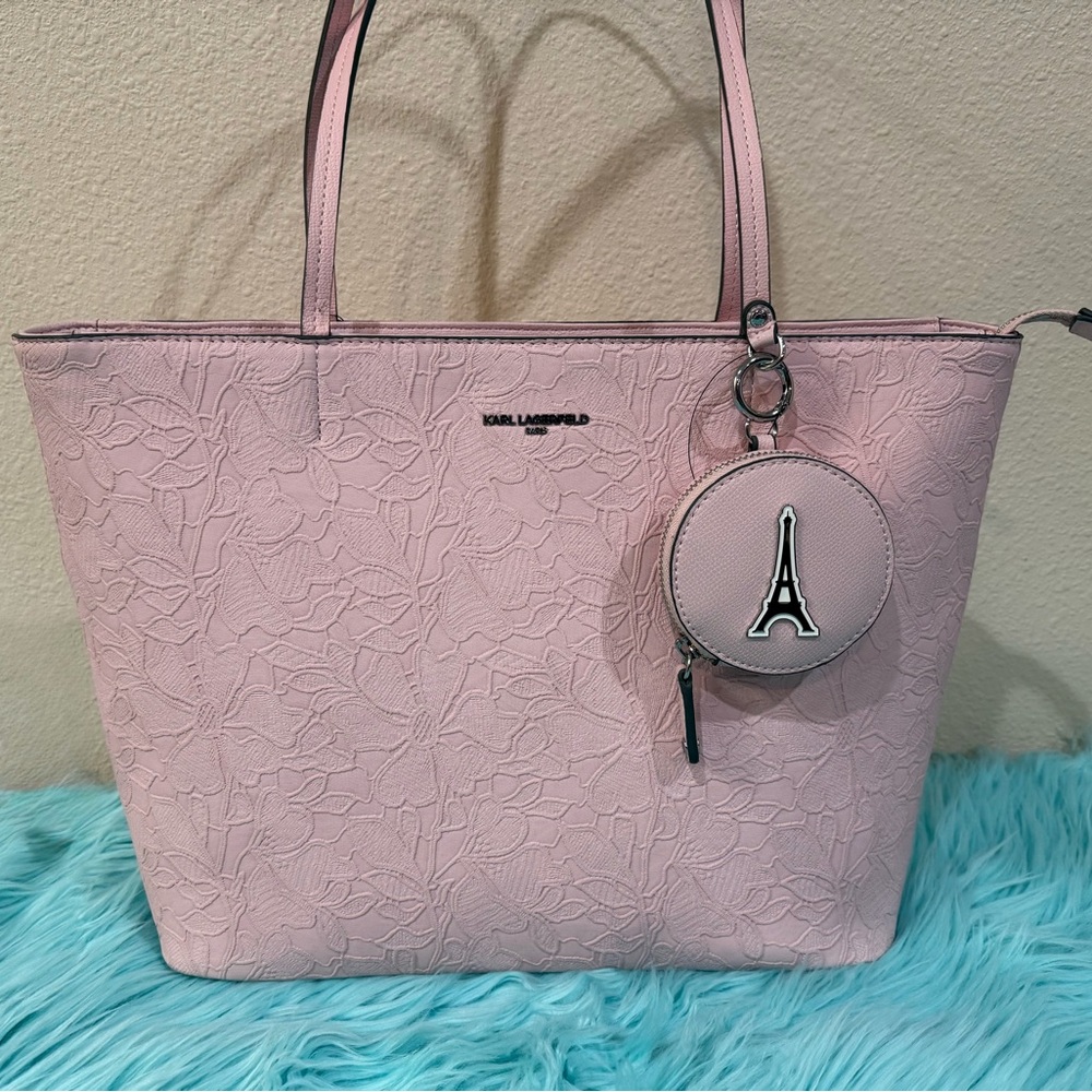 Karl Lagerfeld Paris Legacy Adele Tote Bag - Pink
